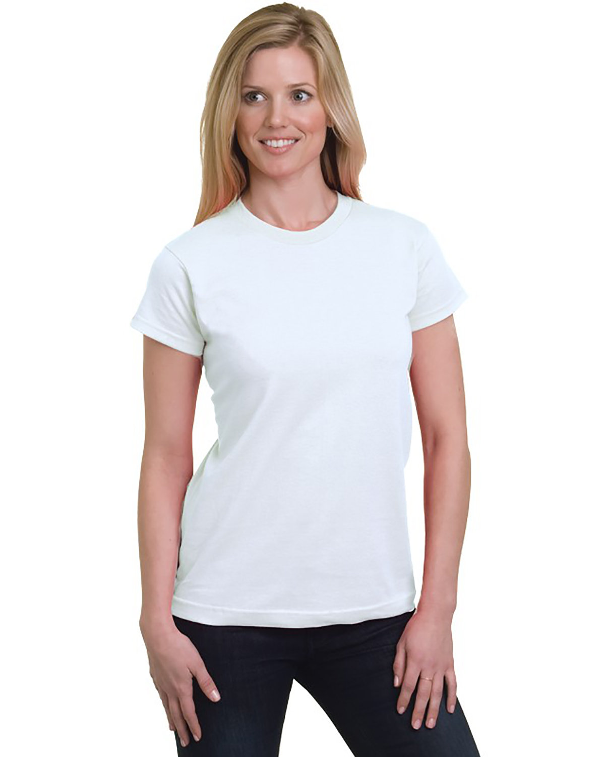 Bayside Women's Fine Jersey T-Shirt - Picture 3 of 6