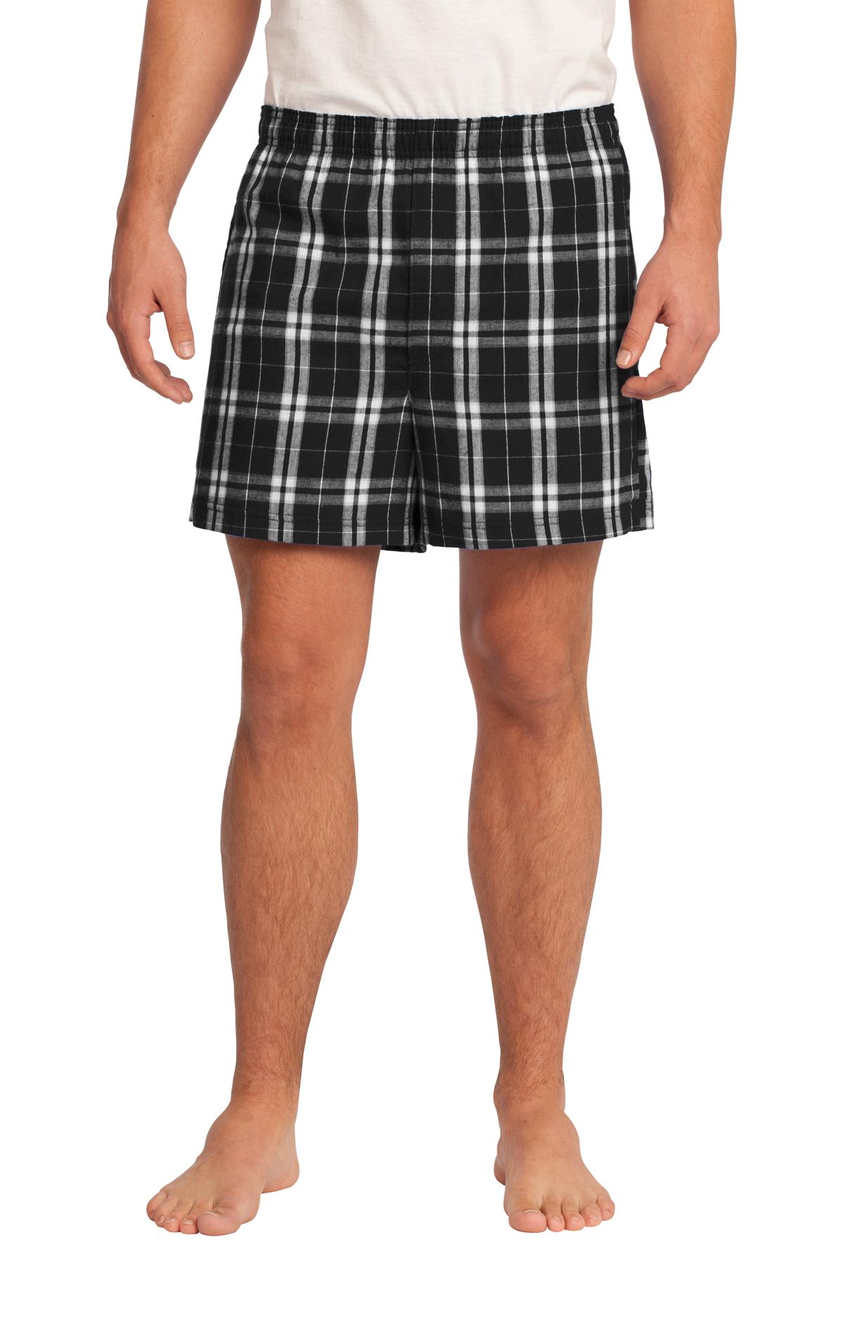 District Teen Men's Flannel Plaid Boxer. DT1801 - Picture 2 of 29