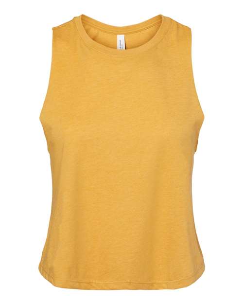 BELLA+CANVAS Women's Racerback Cropped Tank. BC6682 - Picture 18 of 34