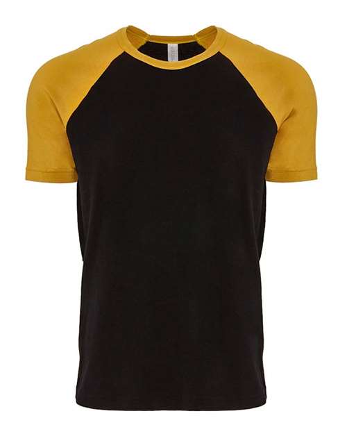 Next Level Unisex Cotton Raglan T-Shirt - Picture 7 of 17