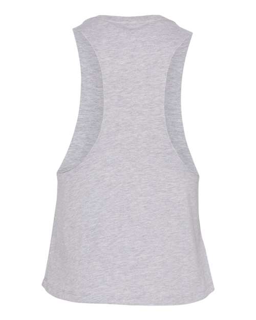 BELLA+CANVAS Women's Racerback Cropped Tank. BC6682 - Picture 3 of 34