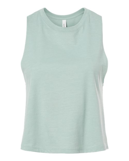 BELLA+CANVAS Women's Racerback Cropped Tank. BC6682 - Picture 10 of 34