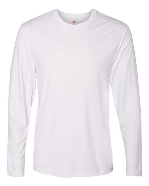 Hanes Men's Cool DRI Long Sleeve Performance T-Shirt - Picture 3 of 8