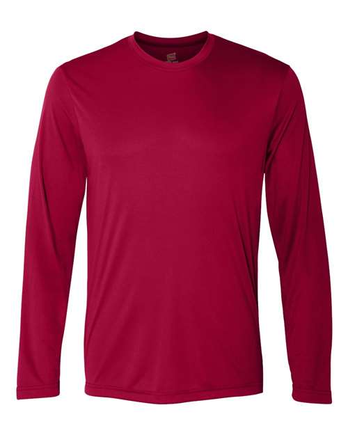 Hanes Men's Cool DRI Long Sleeve Performance T-Shirt - Picture 5 of 8