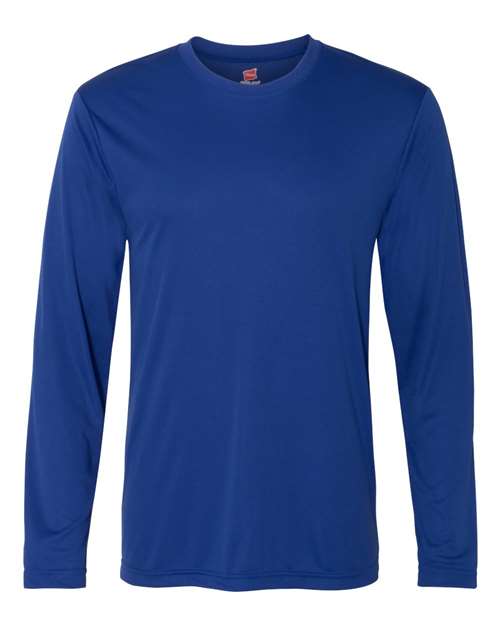 Hanes Men's Cool DRI Long Sleeve Performance T-Shirt - Picture 8 of 8
