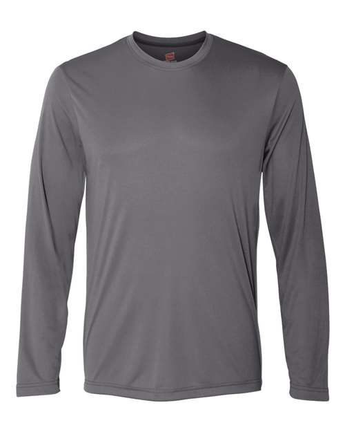 Hanes Men's Cool DRI Long Sleeve Performance T-Shirt - Picture 4 of 8