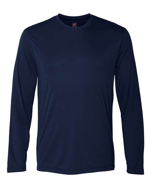 Hanes Men's Cool DRI Long Sleeve Performance T-Shirt - Picture 7 of 8