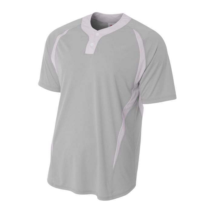 A4 Men's 2-Button Color Block Henley - Picture 12 of 12