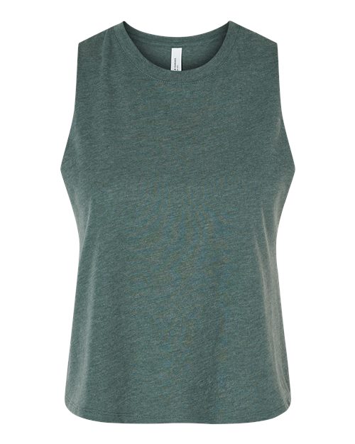 BELLA+CANVAS Women's Racerback Cropped Tank. BC6682 - Picture 12 of 34
