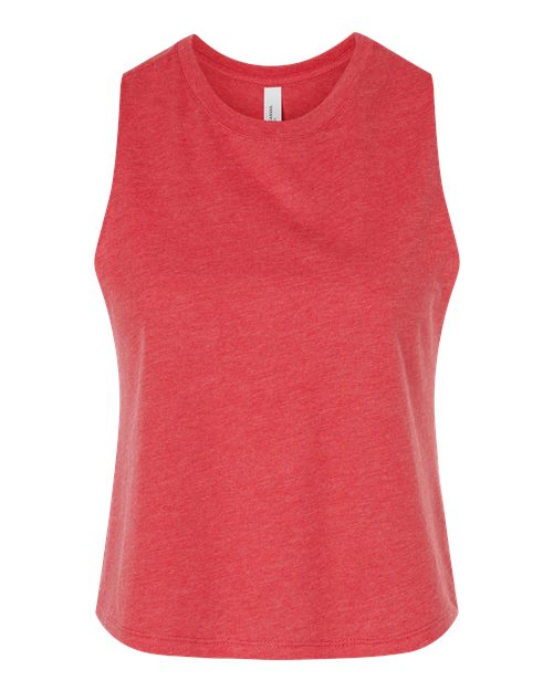 BELLA+CANVAS Women's Racerback Cropped Tank. BC6682 - Picture 25 of 34