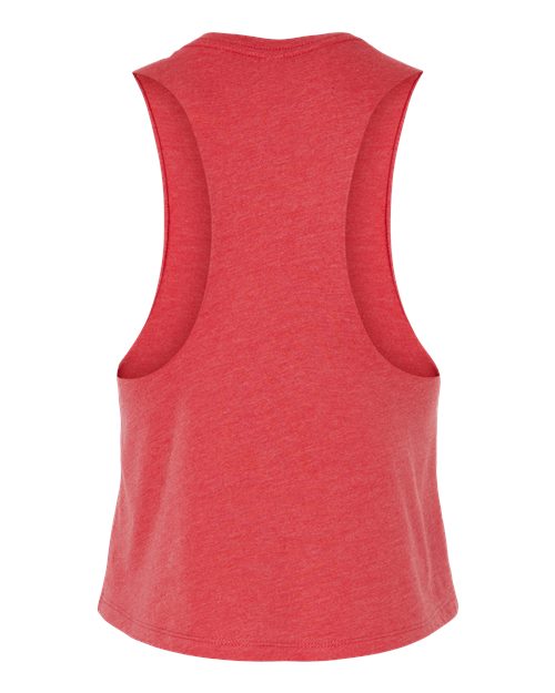 BELLA+CANVAS Women's Racerback Cropped Tank. BC6682 - Picture 26 of 34