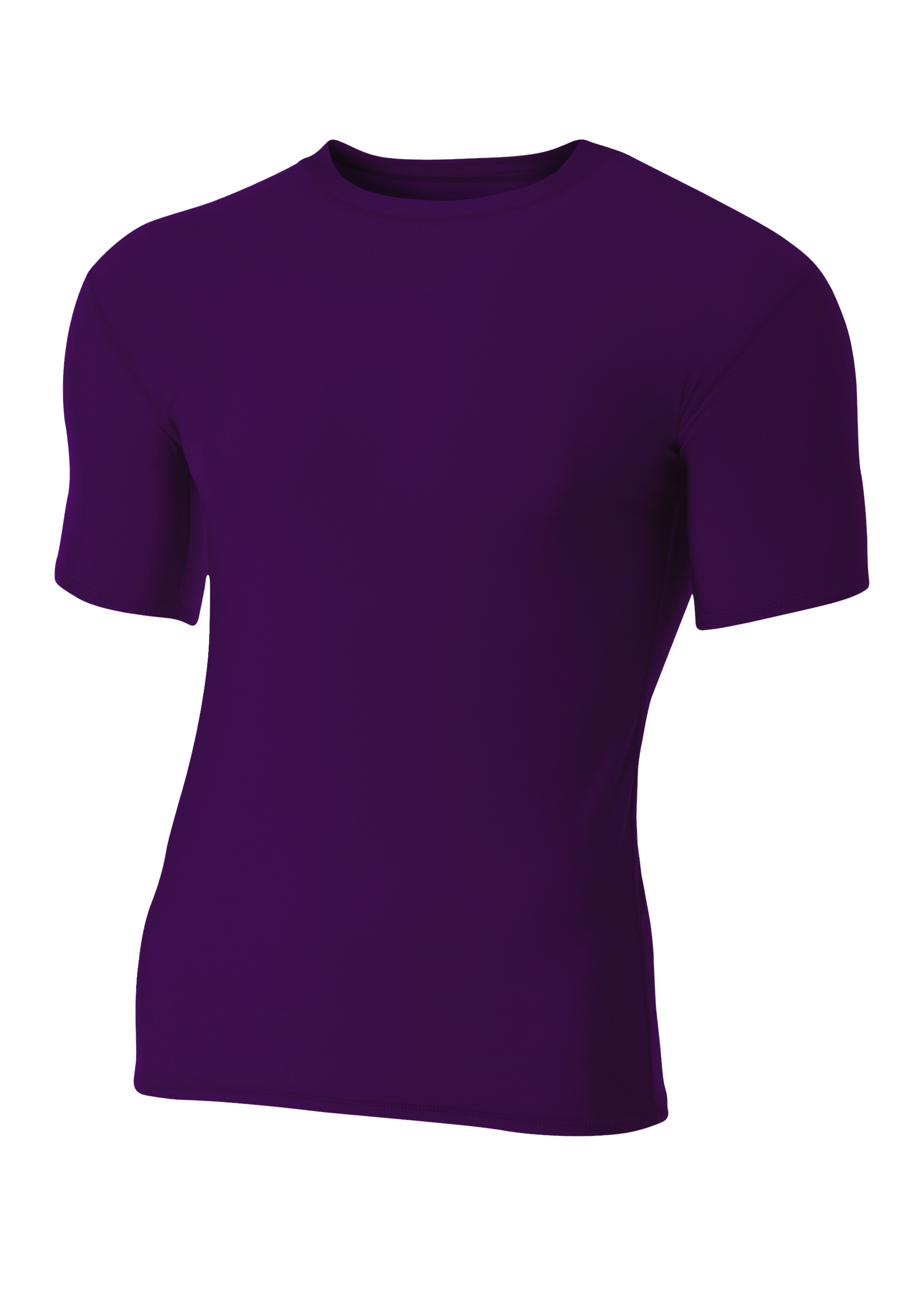A4 Youth Short Sleeve Compression Crew T Shirt - Picture 6 of 10