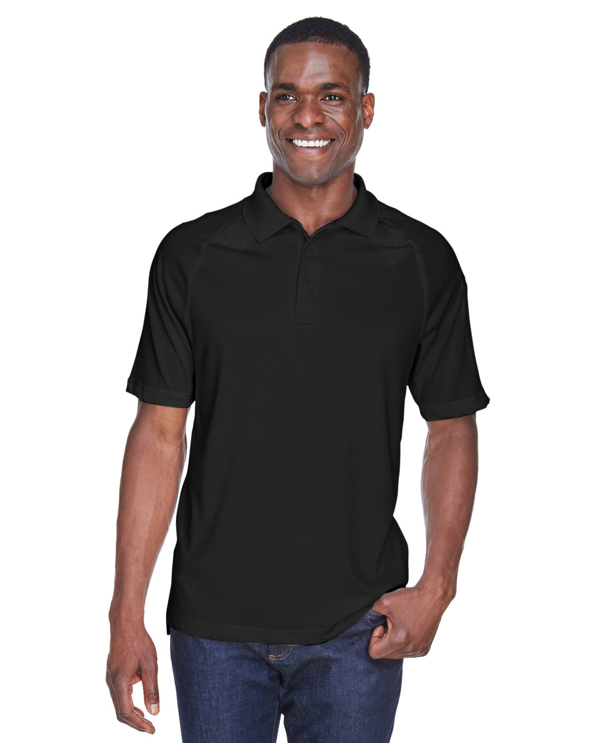 Harriton Men's Tactical Performance Polo - Picture 4 of 10