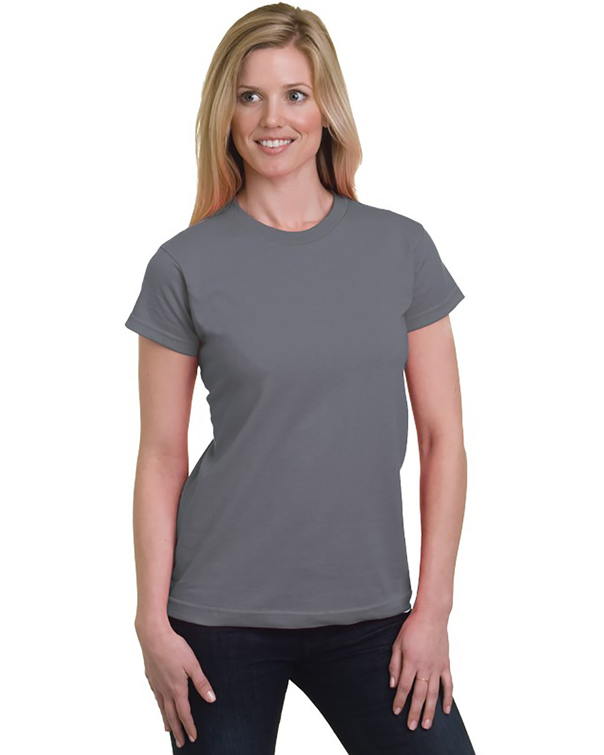 Bayside Women's Fine Jersey T-Shirt - Picture 6 of 6