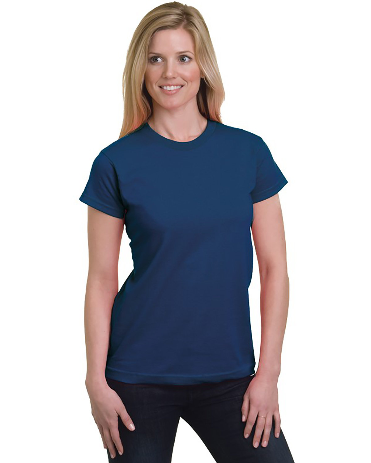 Bayside Women's Fine Jersey T-Shirt - Picture 5 of 6