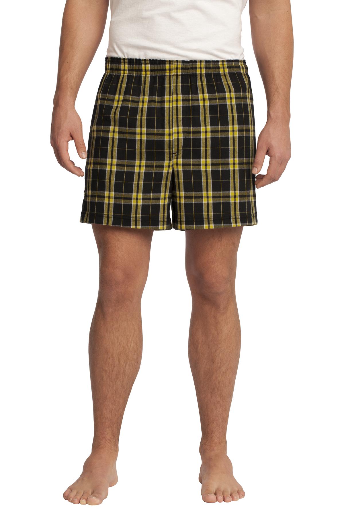 District Teen Men's Flannel Plaid Boxer. DT1801 - Picture 10 of 29