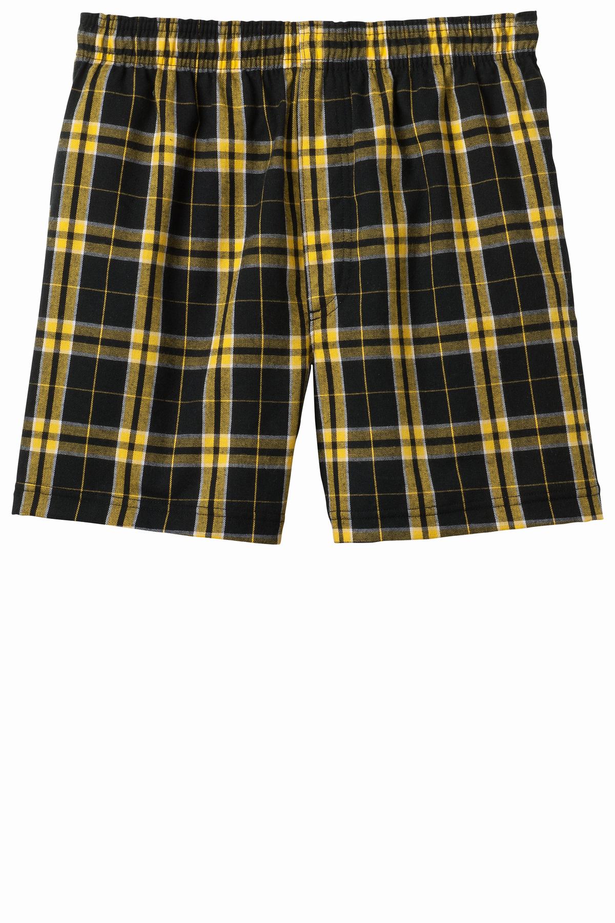 District Teen Men's Flannel Plaid Boxer. DT1801 - Picture 12 of 29