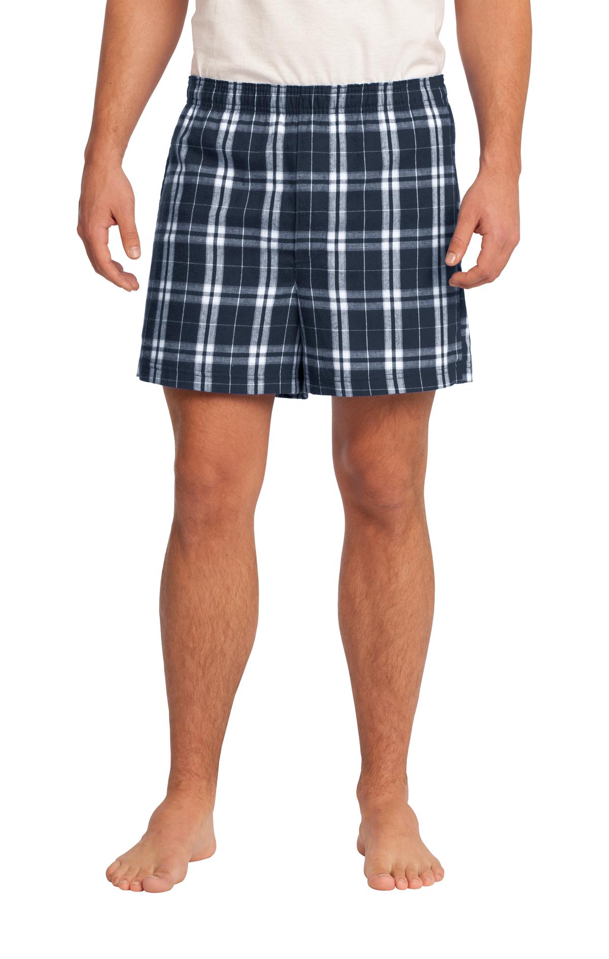 District Teen Men's Flannel Plaid Boxer. DT1801 - Picture 26 of 29