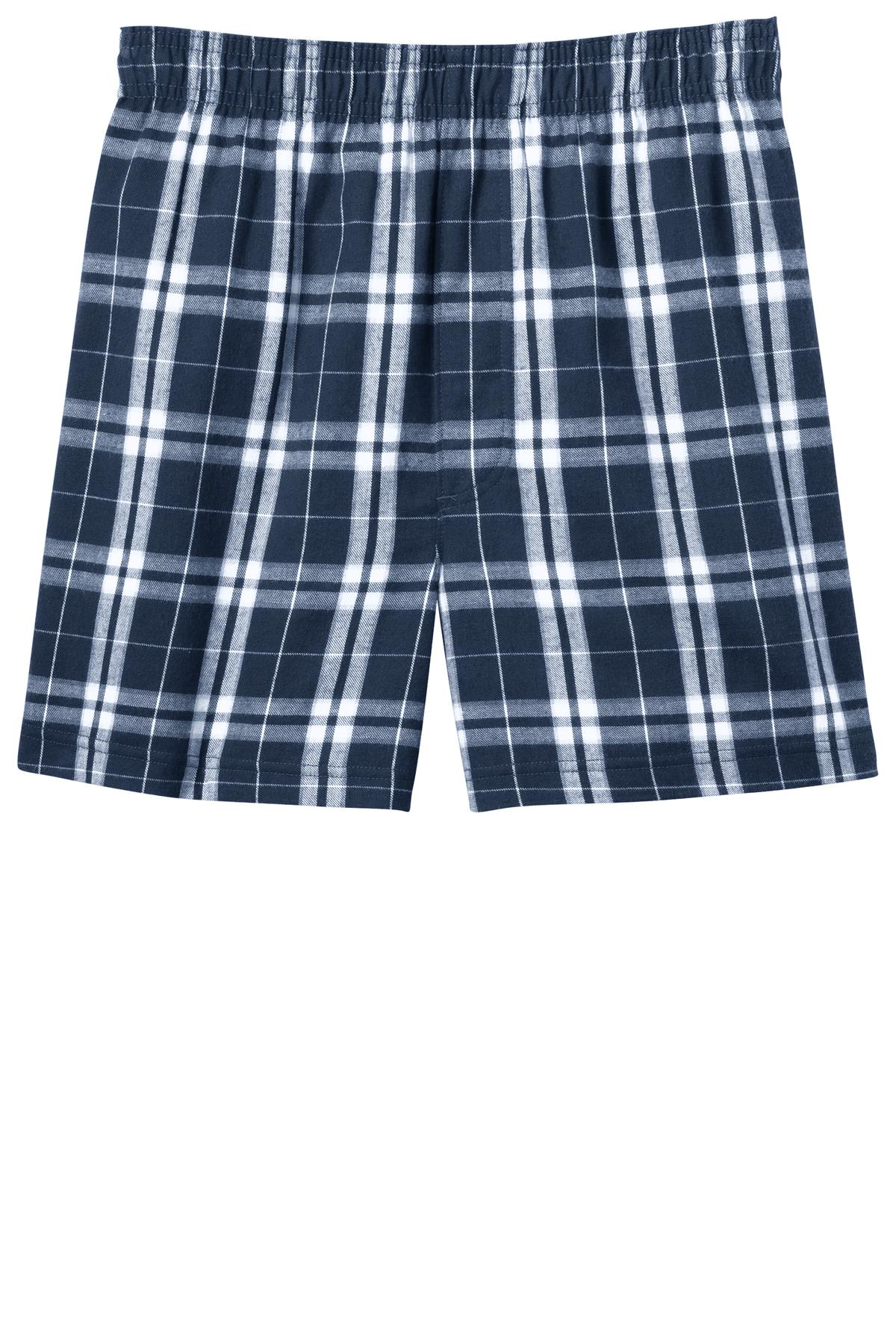 District Teen Men's Flannel Plaid Boxer. DT1801 - Picture 28 of 29