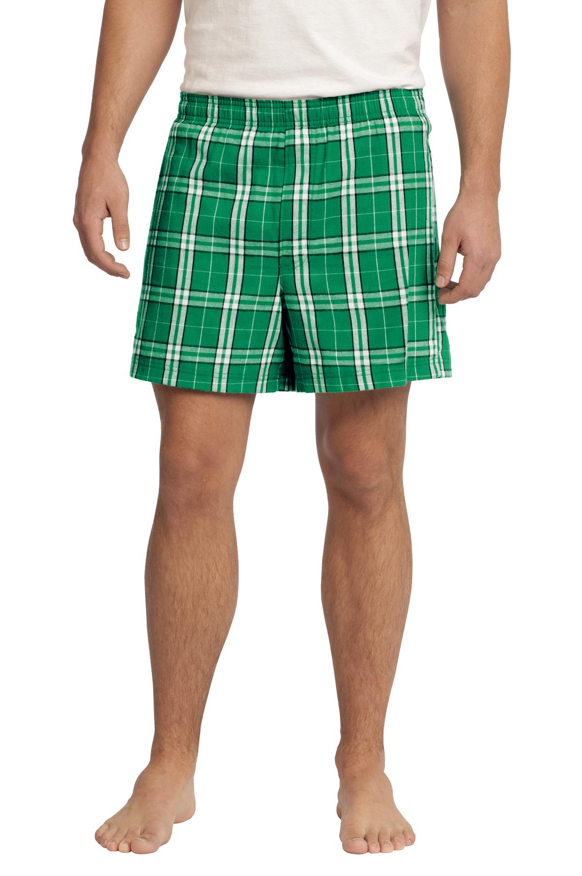 District Teen Men's Flannel Plaid Boxer. DT1801 - Picture 14 of 29