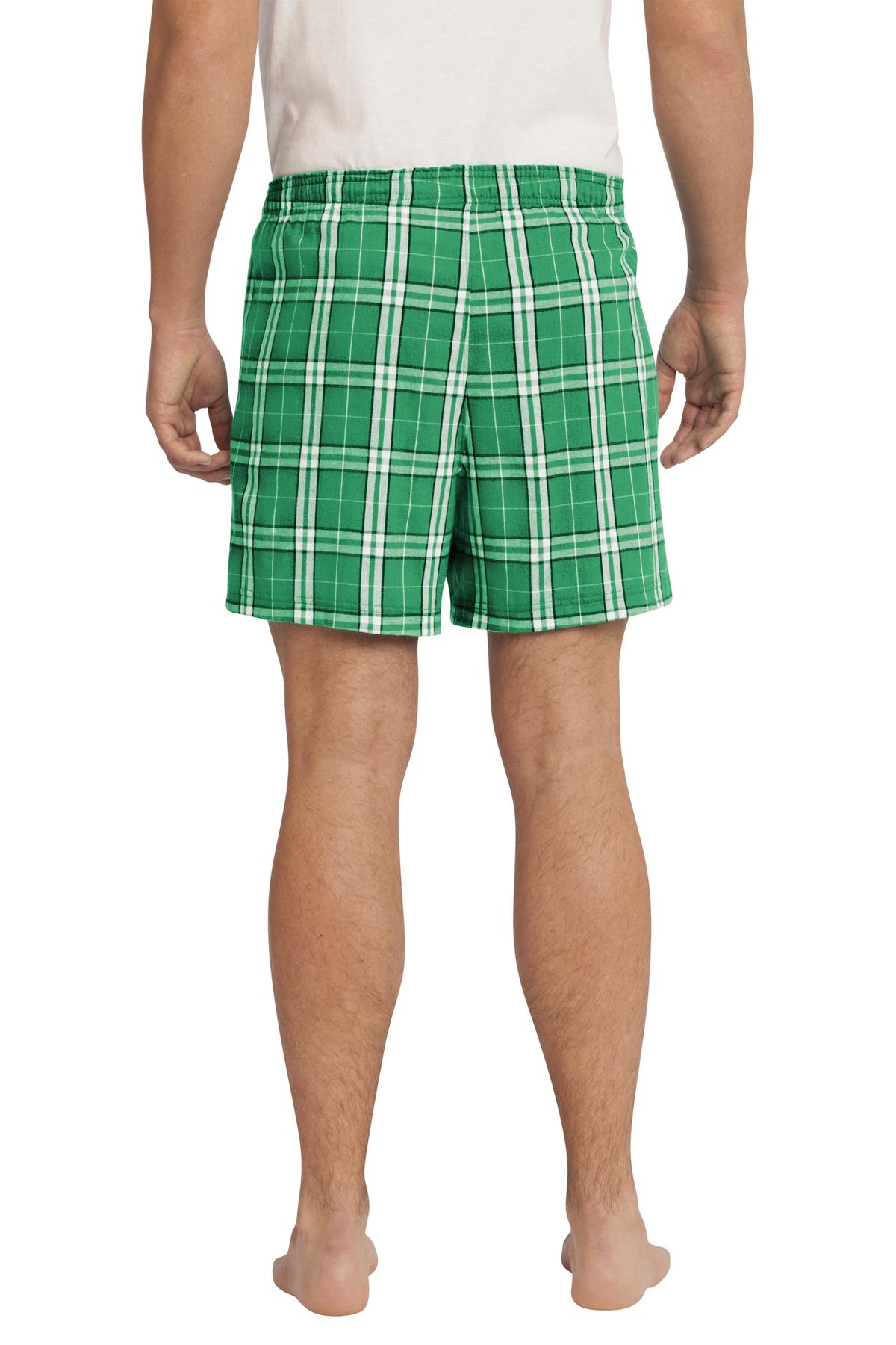 District Teen Men's Flannel Plaid Boxer. DT1801 - Picture 15 of 29
