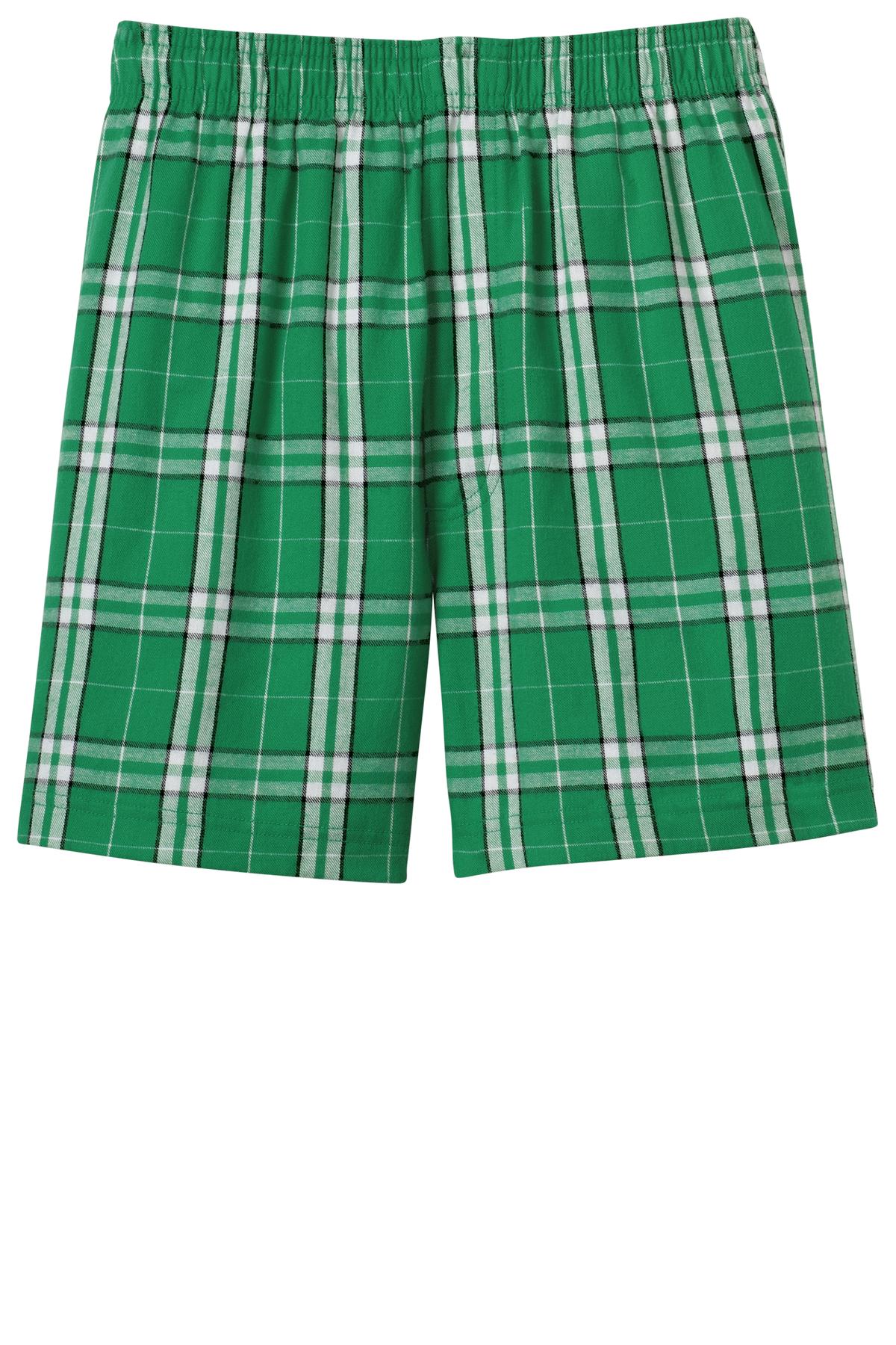 District Teen Men's Flannel Plaid Boxer. DT1801 - Picture 16 of 29