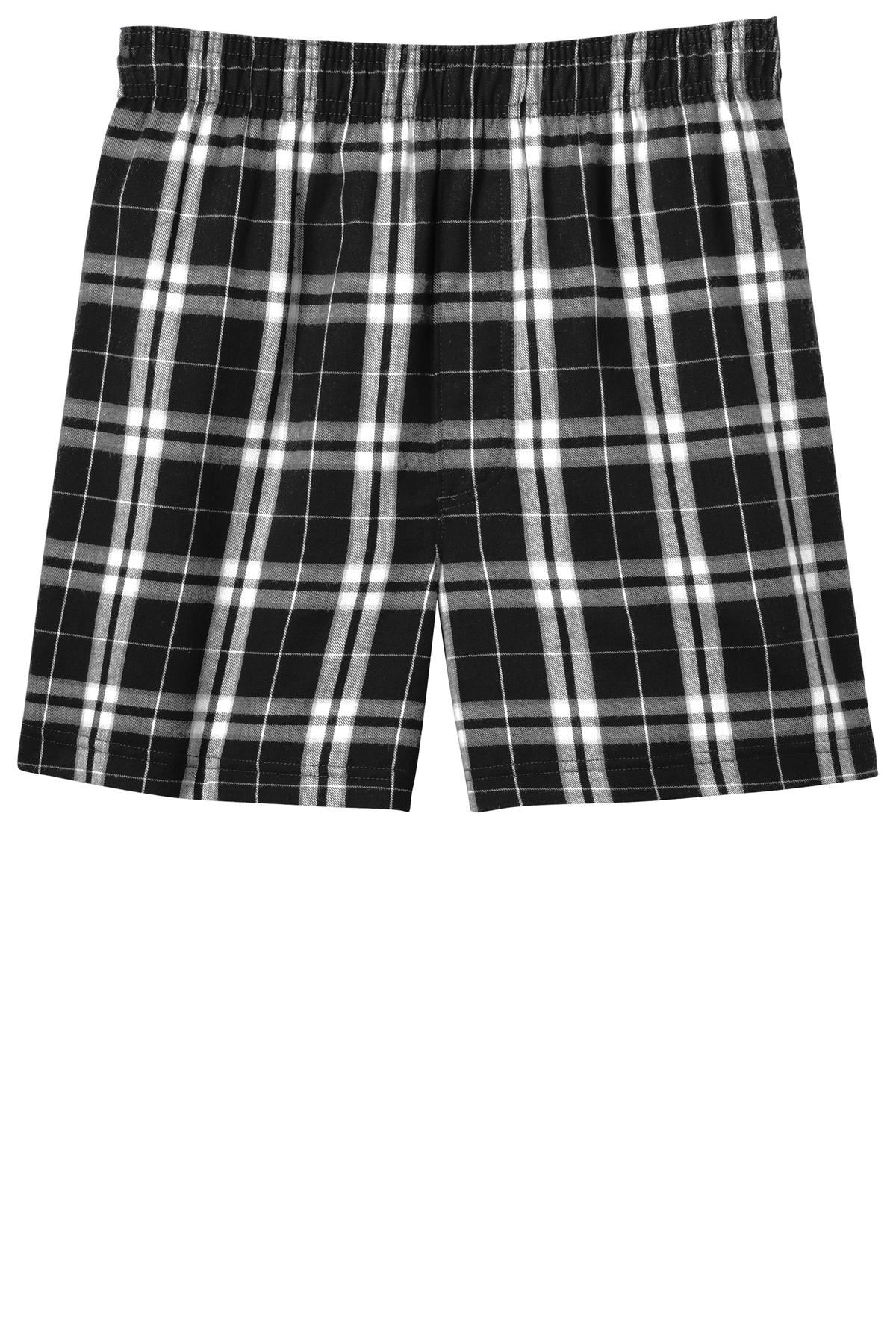 District Teen Men's Flannel Plaid Boxer. DT1801 - Picture 4 of 29