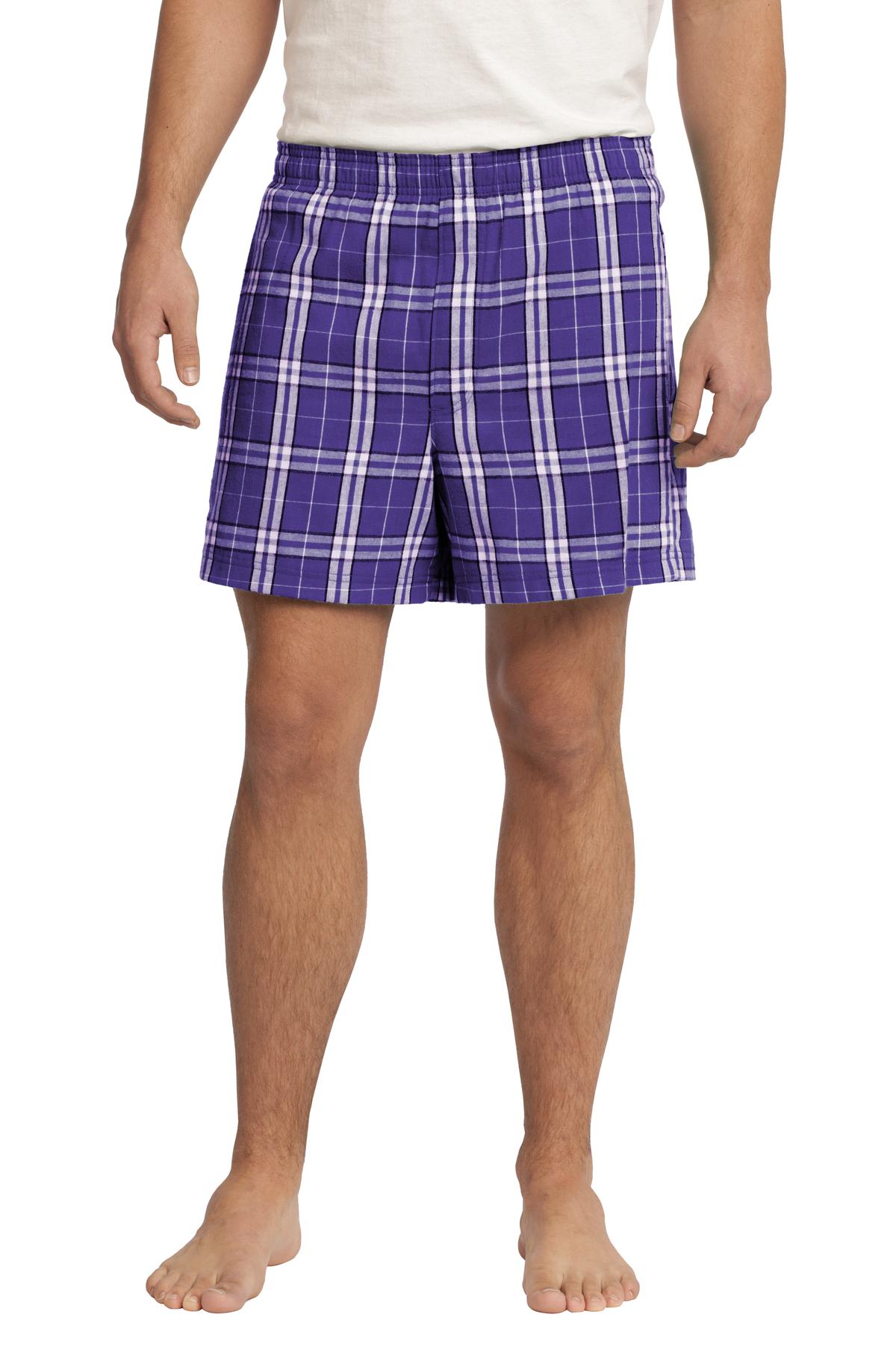 District Teen Men's Flannel Plaid Boxer. DT1801 - Picture 22 of 29