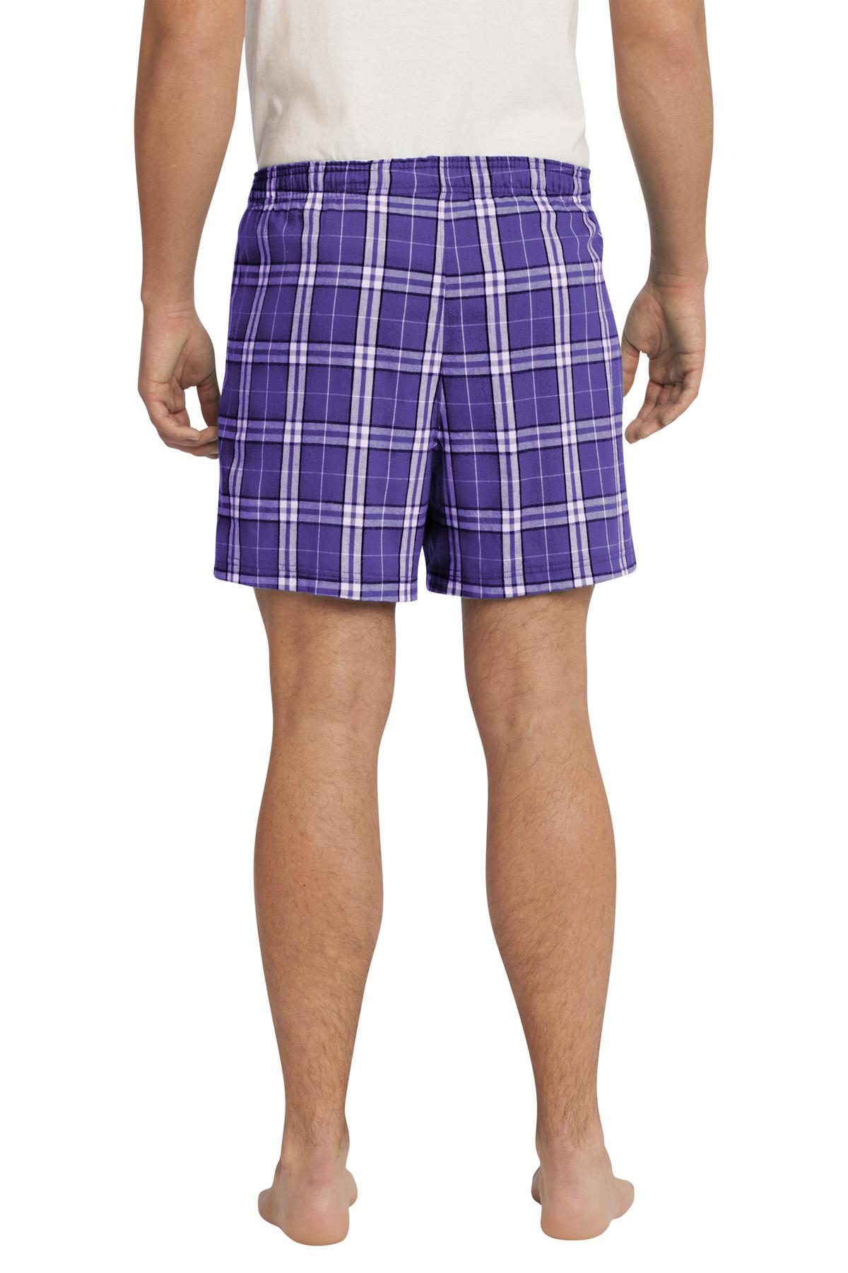 District Teen Men's Flannel Plaid Boxer. DT1801 - Picture 23 of 29