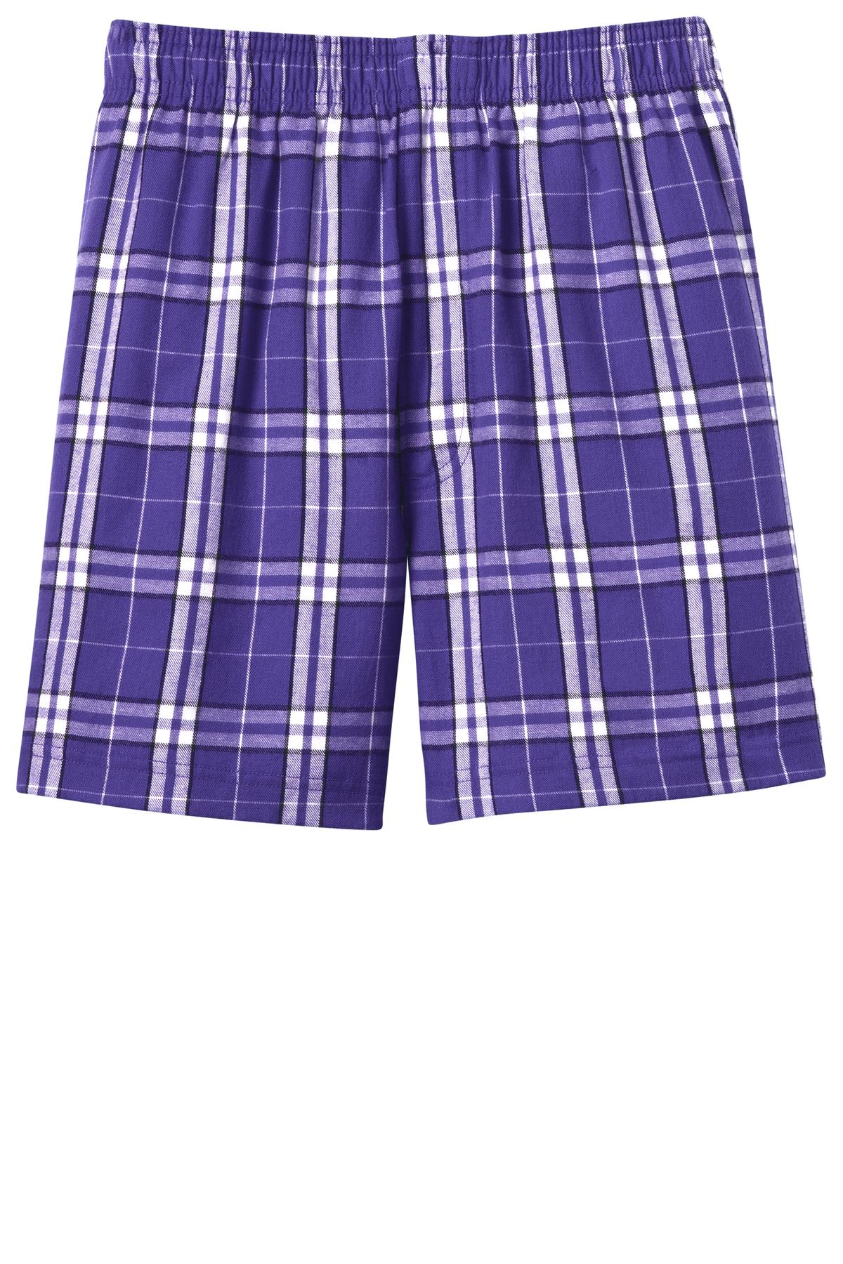 District Teen Men's Flannel Plaid Boxer. DT1801 - Picture 24 of 29
