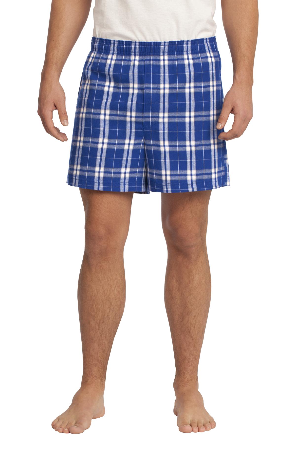 District Teen Men's Flannel Plaid Boxer. DT1801 - Picture 6 of 29