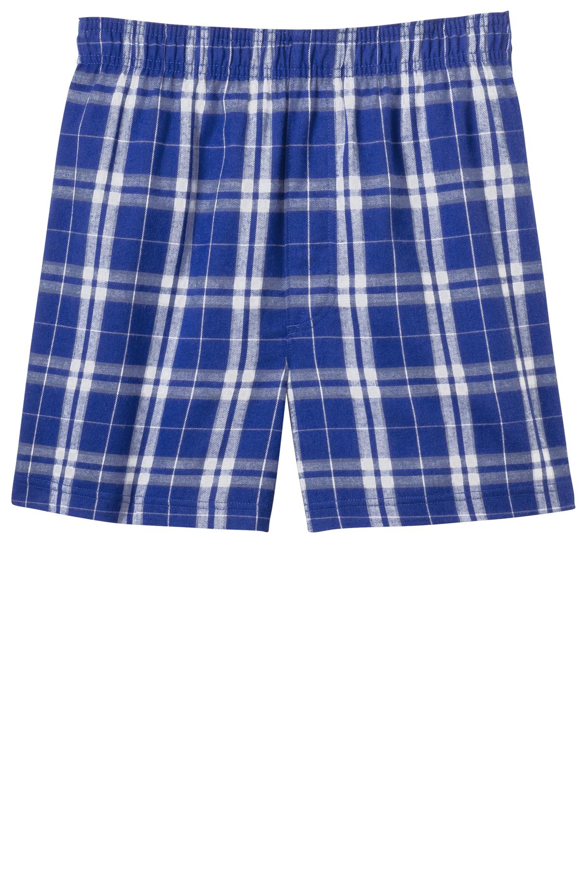 District Teen Men's Flannel Plaid Boxer. DT1801 - Picture 8 of 29