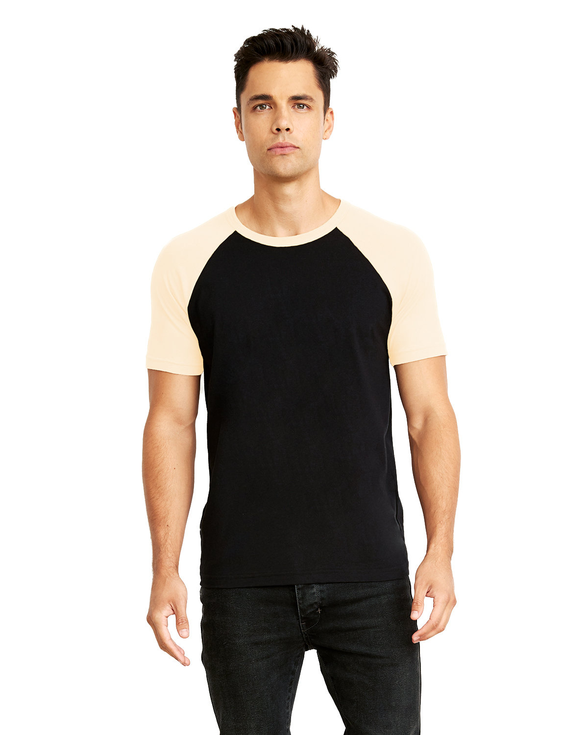 Next Level Unisex Cotton Raglan T-Shirt - Picture 3 of 17