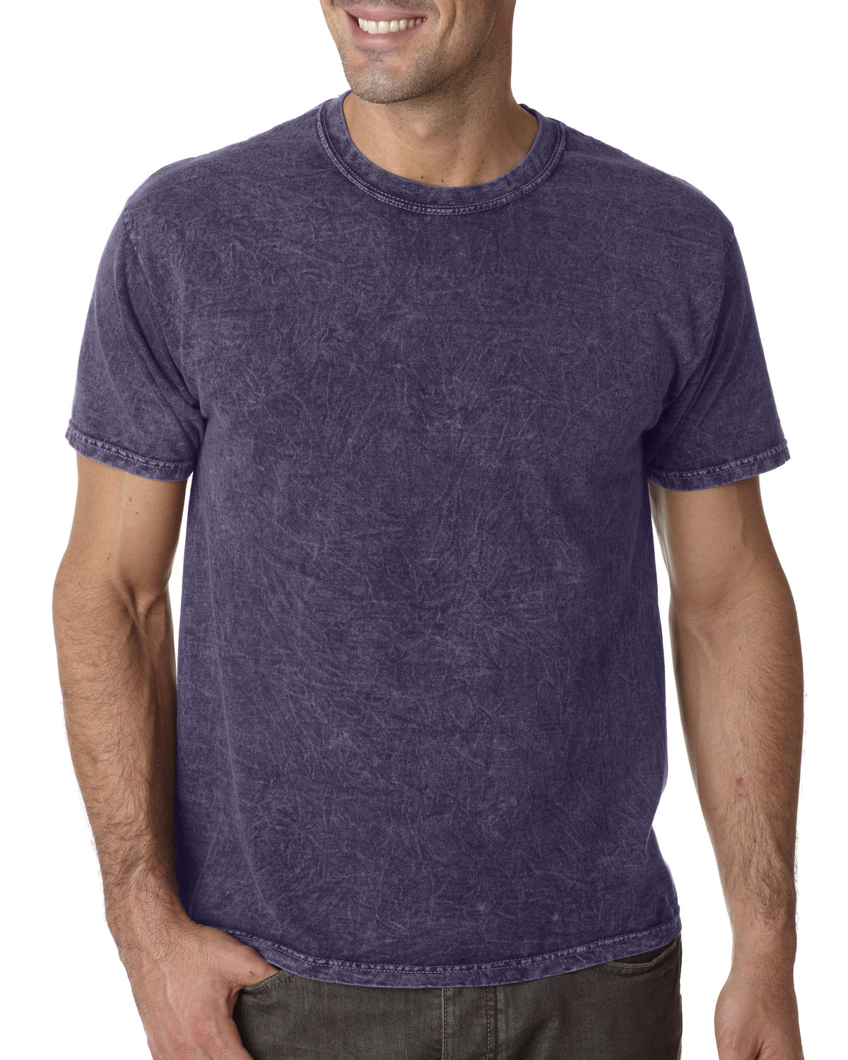 Tie-Dye Adult 5.4 oz., 100% Cotton Vintage Wash T-Shirt - Picture 4 of 5
