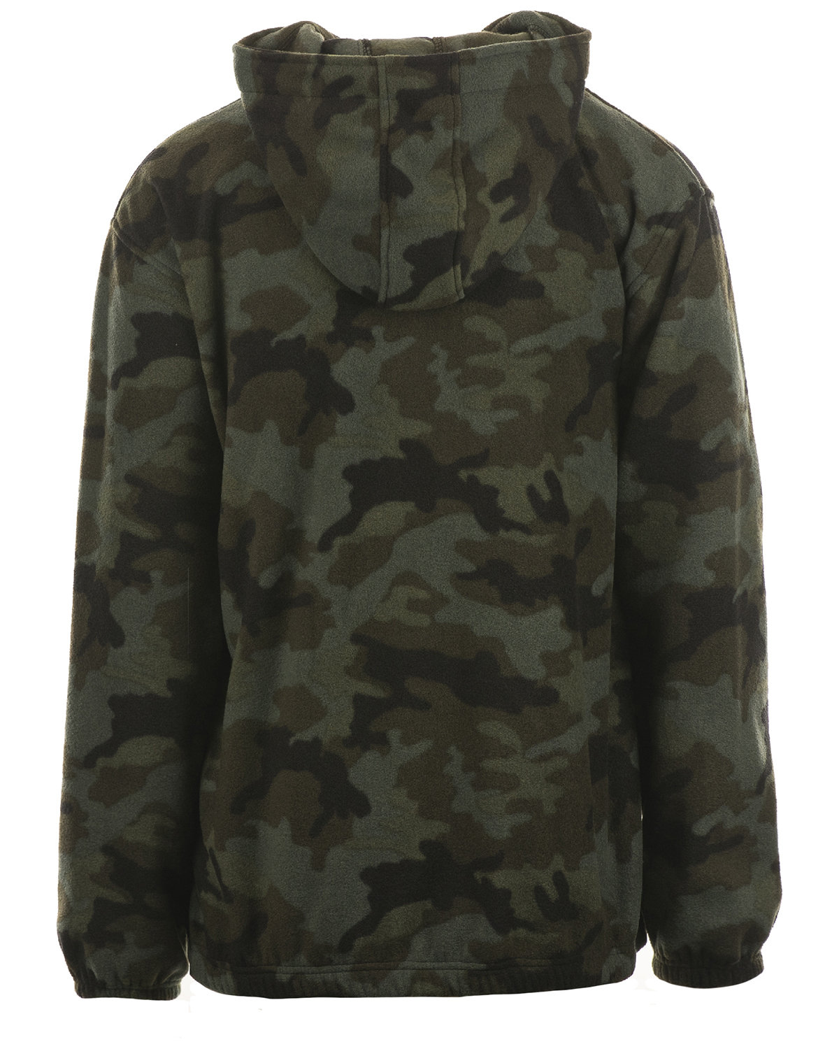 Burnside Mens' Polar Fleece Quarter-Zip Pullover - Picture 3 of 4