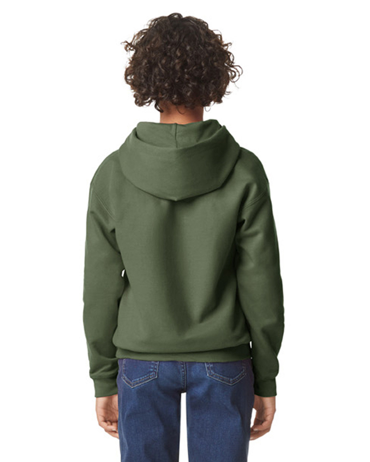 Gildan Youth Softstyle Fleece Hooded Sweatshirt - Picture 21 of 46