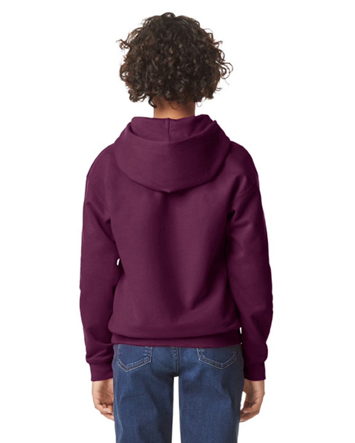 Gildan Youth Softstyle Fleece Hooded Sweatshirt - Picture 18 of 46