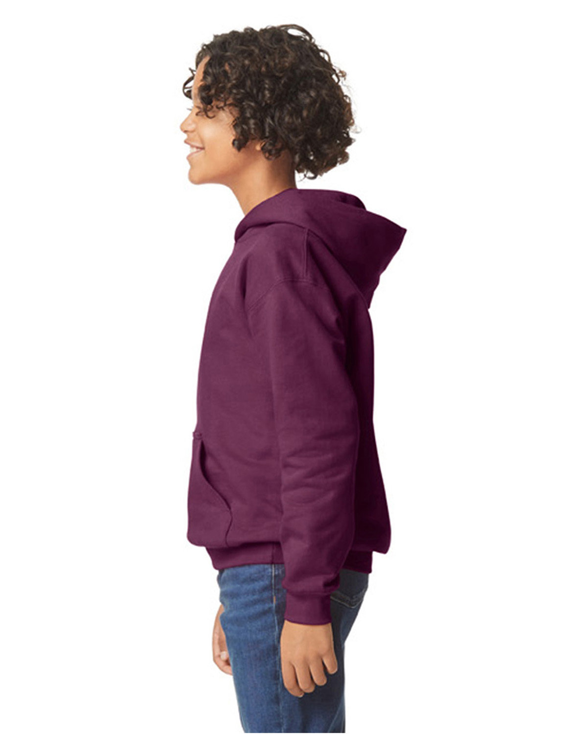 Gildan Youth Softstyle Fleece Hooded Sweatshirt - Picture 19 of 46