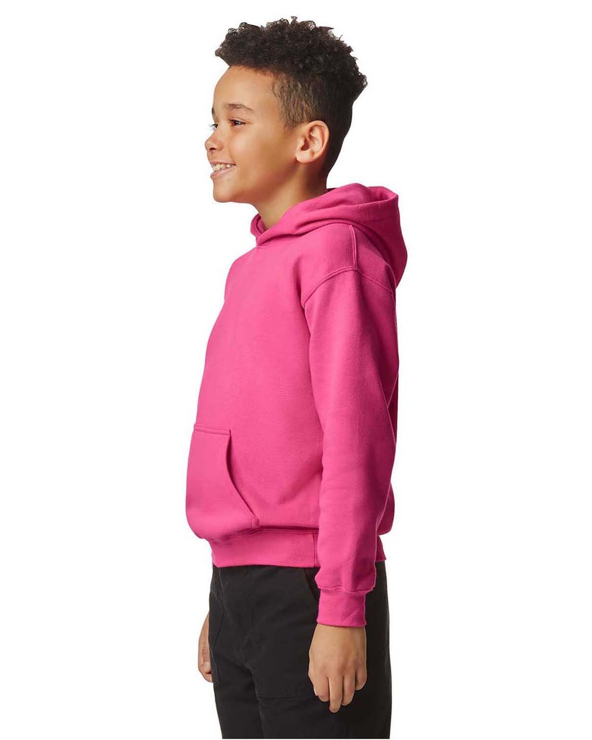 Gildan Youth Softstyle Fleece Hooded Sweatshirt - Picture 28 of 46