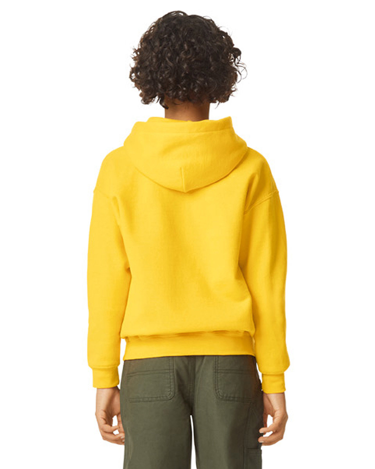 Gildan Youth Softstyle Fleece Hooded Sweatshirt - Picture 6 of 46