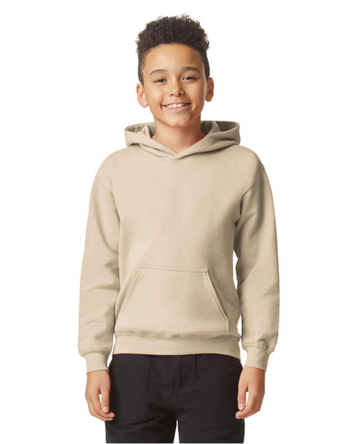 Gildan Youth Softstyle Fleece Hooded Sweatshirt - Picture 38 of 46