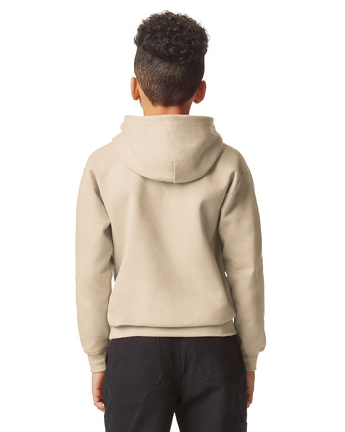 Gildan Youth Softstyle Fleece Hooded Sweatshirt - Picture 39 of 46