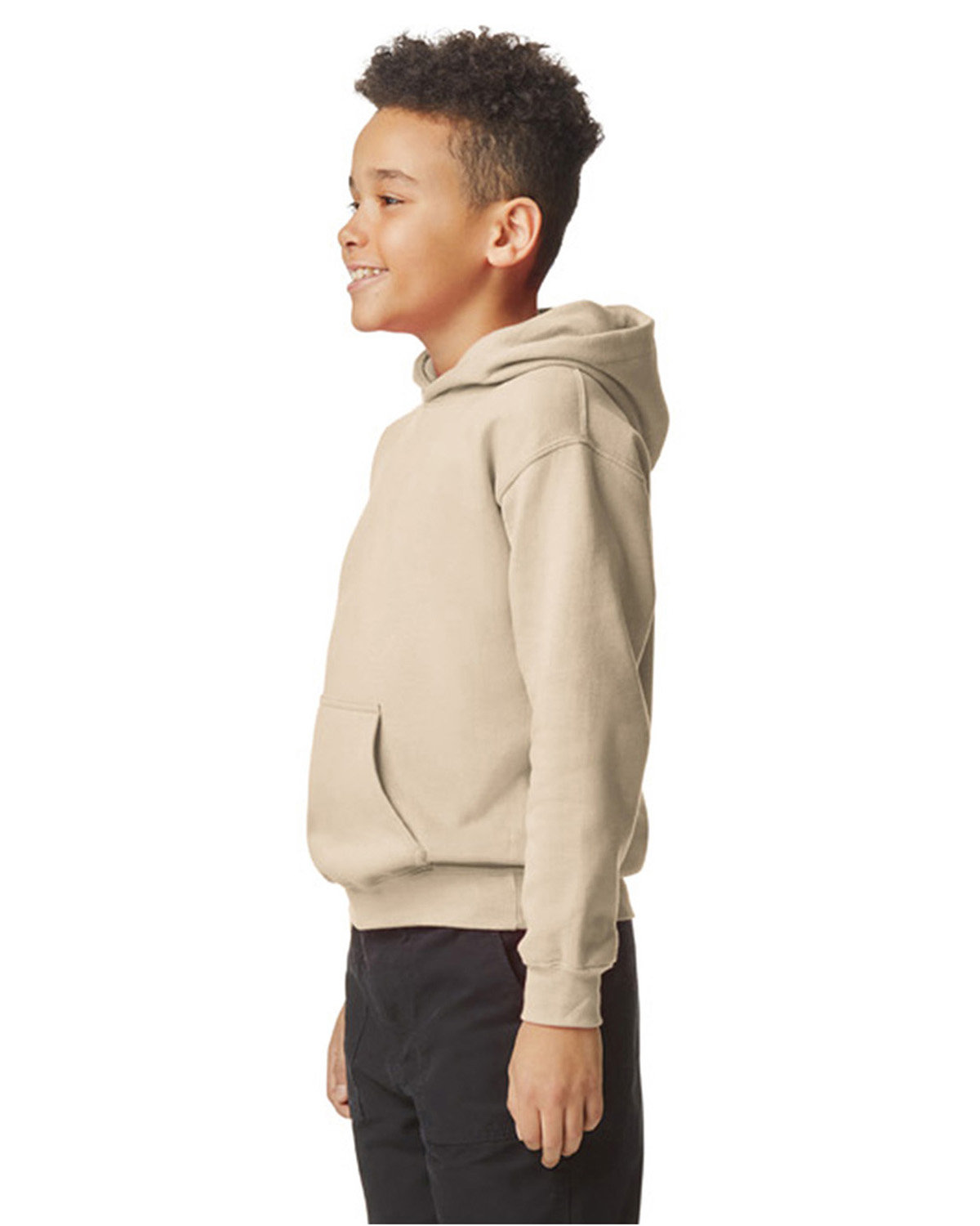 Gildan Youth Softstyle Fleece Hooded Sweatshirt - Picture 40 of 46