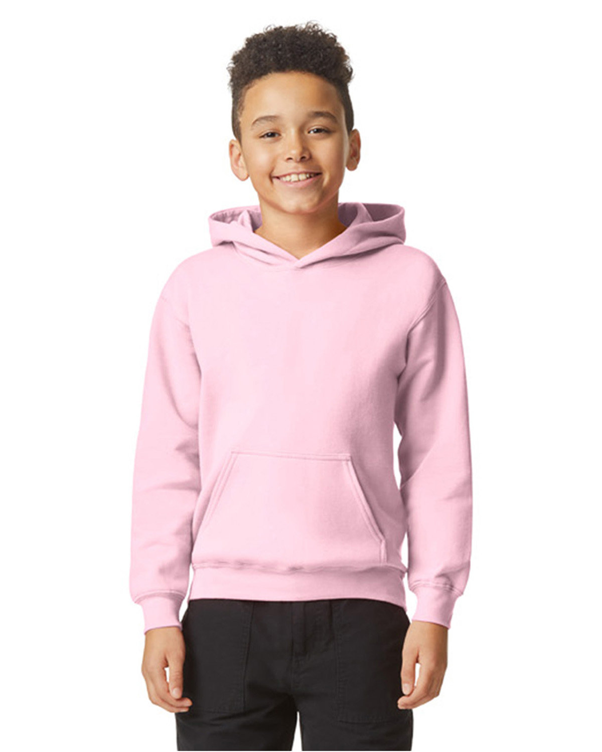 Gildan Youth Softstyle Fleece Hooded Sweatshirt - Picture 14 of 46