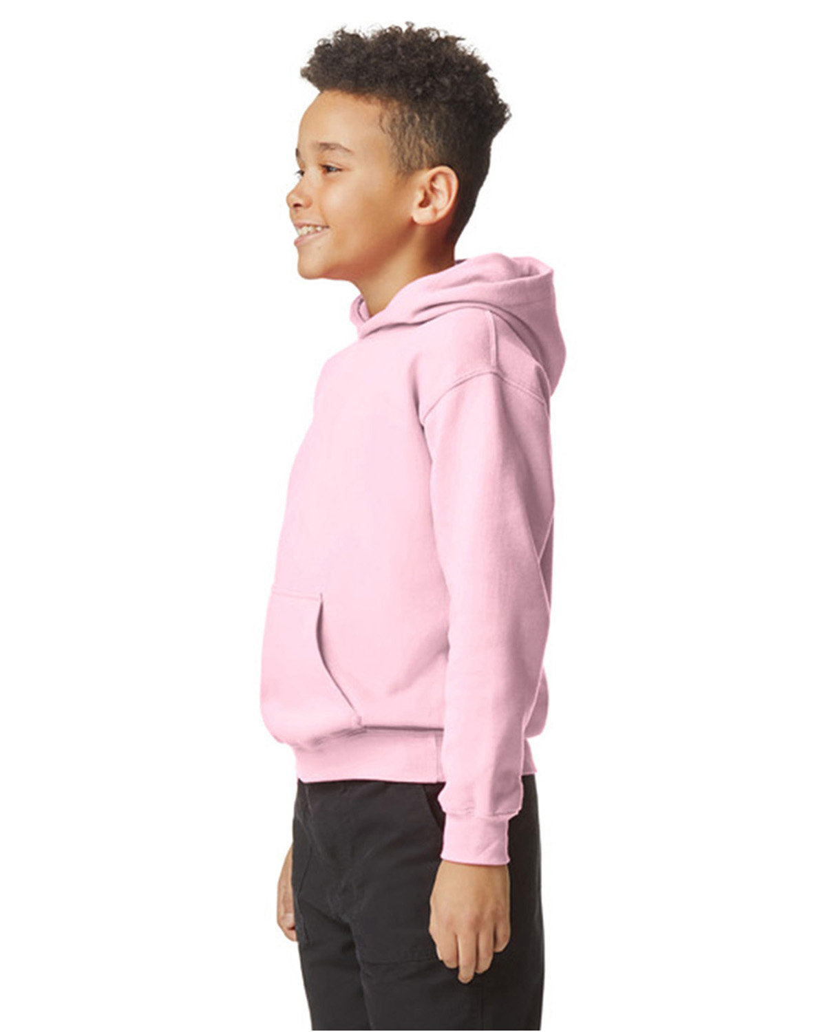 Gildan Youth Softstyle Fleece Hooded Sweatshirt - Picture 16 of 46