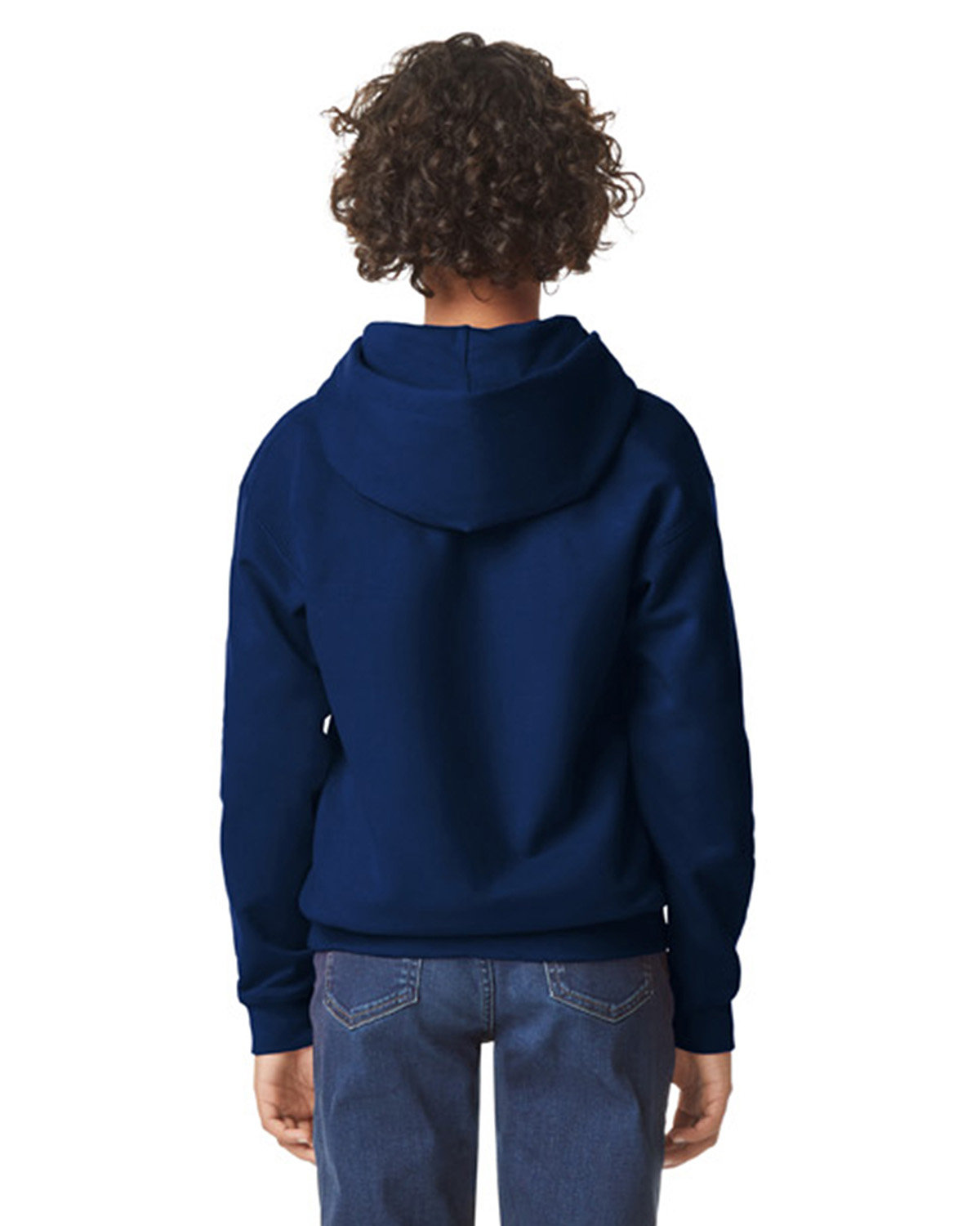 Gildan Youth Softstyle Fleece Hooded Sweatshirt - Picture 24 of 46