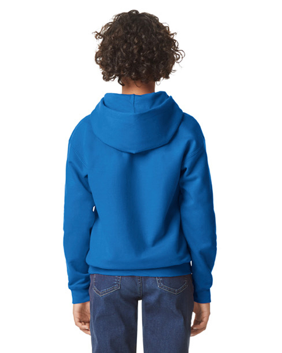 Gildan Youth Softstyle Fleece Hooded Sweatshirt - Picture 33 of 46
