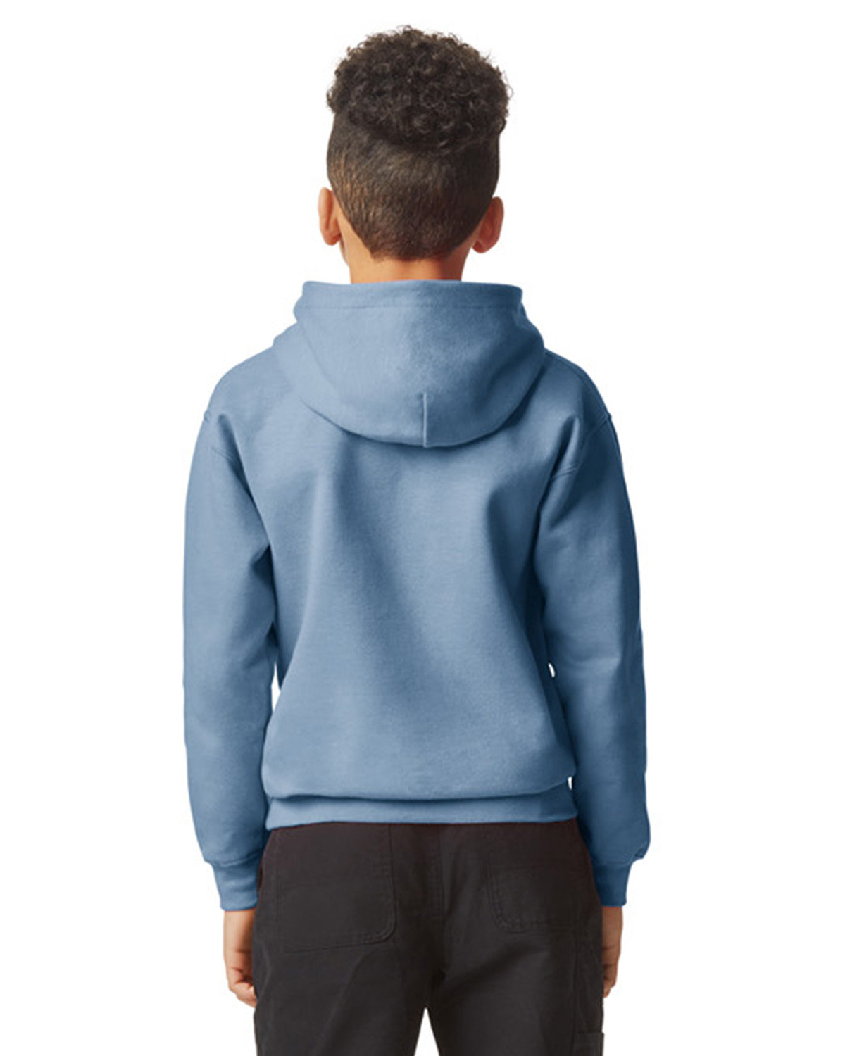 Gildan Youth Softstyle Fleece Hooded Sweatshirt - Picture 42 of 46