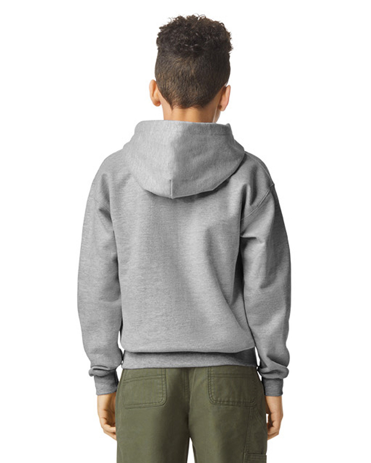 Gildan Youth Softstyle Fleece Hooded Sweatshirt - Picture 36 of 46