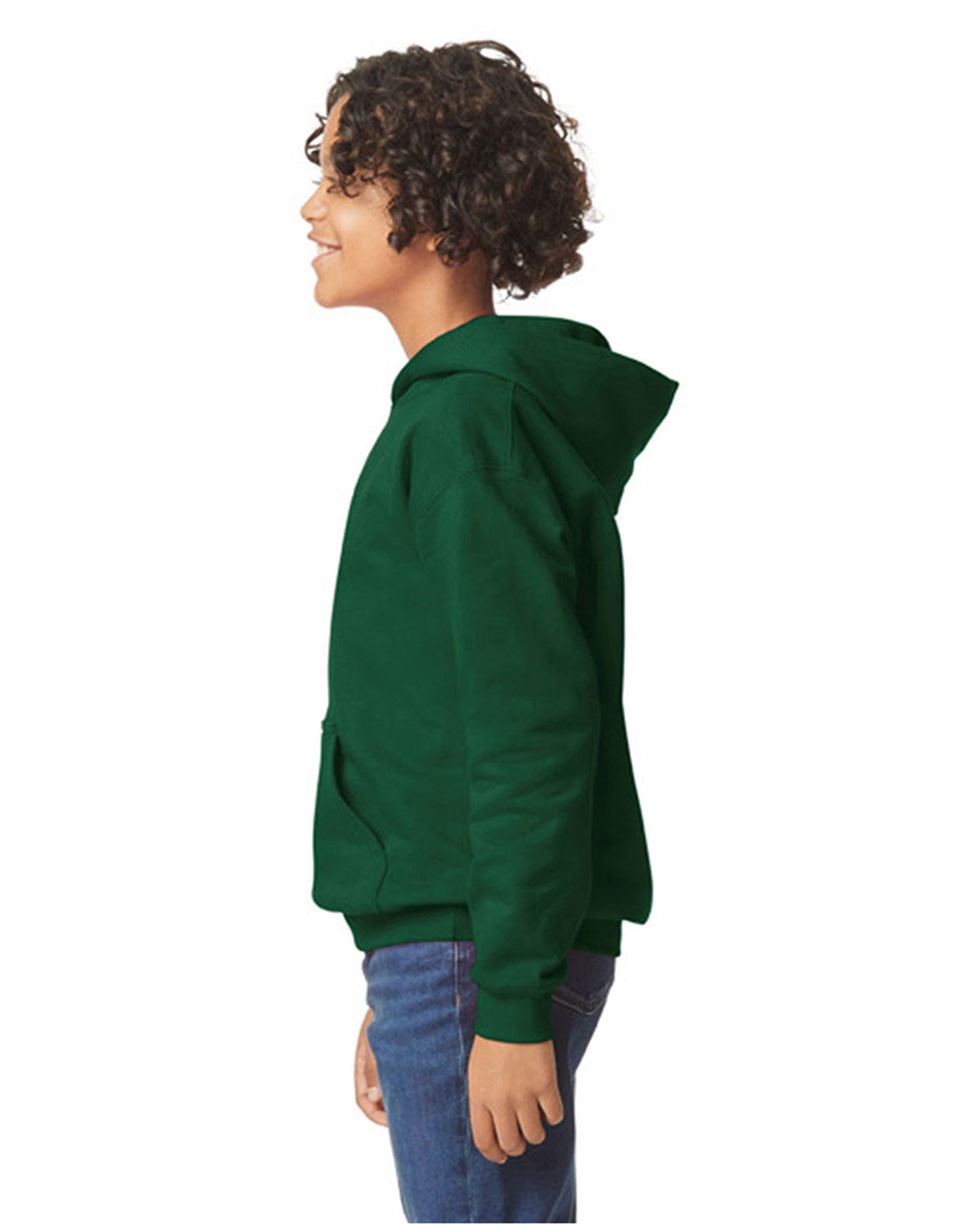 Gildan Youth Softstyle Fleece Hooded Sweatshirt - Picture 13 of 46